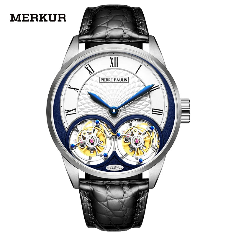 Double Tourbillon Luxury Manual Mechanical Watch | Vexaro