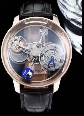 Luxury 3D Celestial Tourbillon Skeleton Watch | Vexaroa