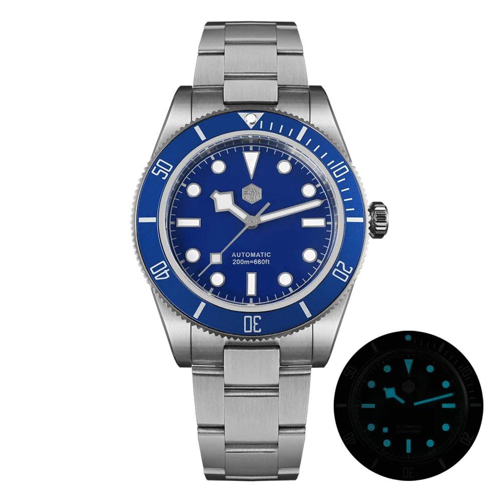 Vexaroa San Martin 40mm Retro Diver Automatic Watch | Sapphire