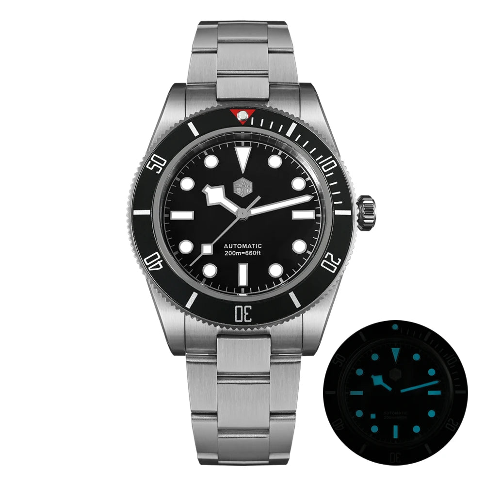 Vexaroa San Martin 40mm Retro Diver Automatic Watch | Sapphire