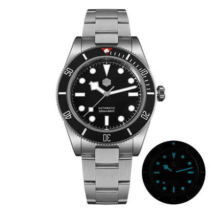 San Martin 40mm BB58 Retro Luxury Diver Watch Automatic Mechanical Watches For Men Sapphire Luminous 20Bar Reloj SN0008
