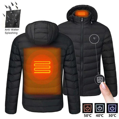 Vexaroa Original Quality USB Heated Winter Jacket – Electric Parka