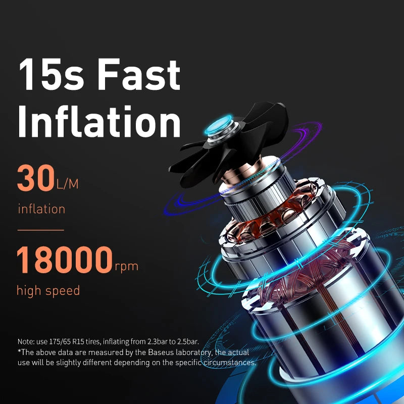Vexaroa 12V Portable Digital Tire Inflator