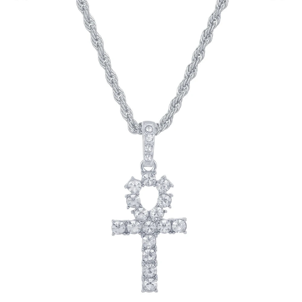Vexaroa Cross Pendant Tennis Chain Necklace — Vexaroa product image 7