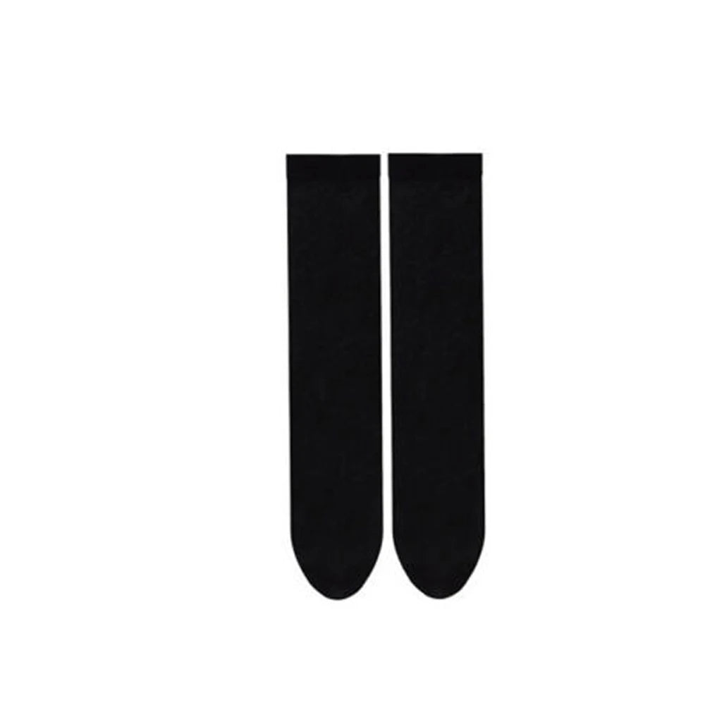 Solid Color Stocking Sexy Black White Long Stocks Over-the-calf Socks Lolita JK Cosplay Socks Women's Hosiery Thigh Stockings