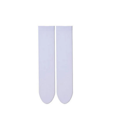 Solid Color Stocking Sexy Black White Long Stocks Over-the-calf Socks Lolita JK Cosplay Socks Women's Hosiery Thigh Stockings