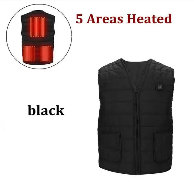 Vexaroa heated thermal V-neck vest - product gallery image 10