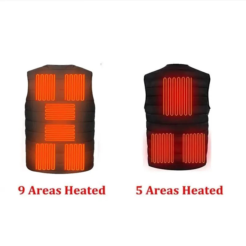 Vexaroa heated thermal V-neck vest - product gallery image 4