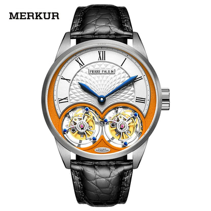 Double Tourbillon Luxury Manual Mechanical Watch | Vexaro