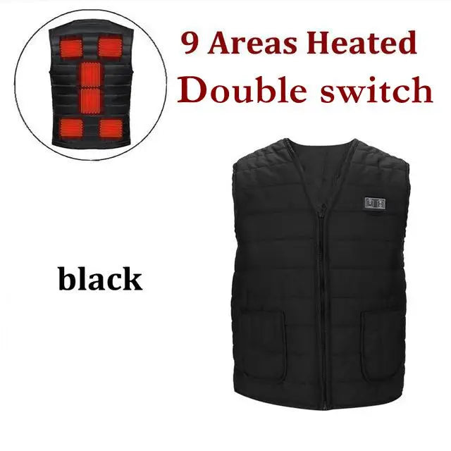 Vexaroa heated thermal V-neck vest - product gallery image 13