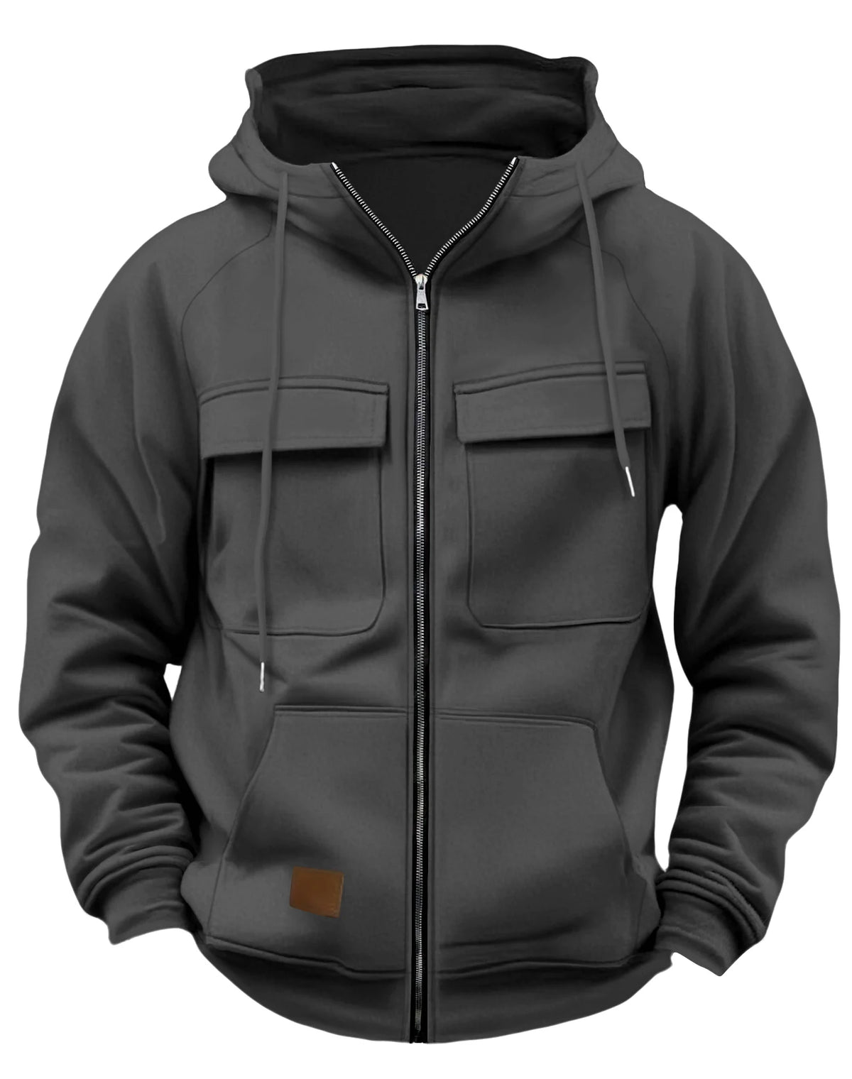 Vexaroa Men's Casual Sports Hoodie Pullover Jacket Winter