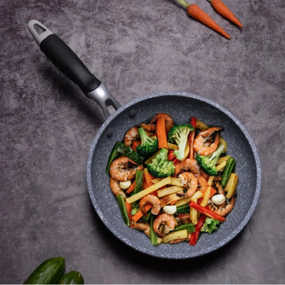 Vexaroa Stone-Style Frying Pan and Wok product photo, view 3