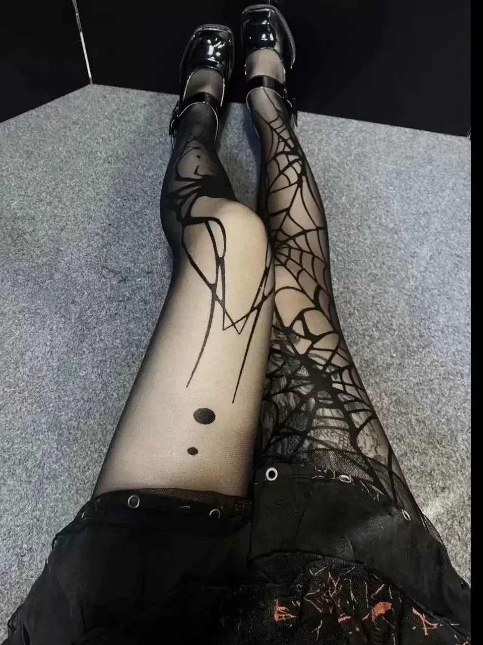 Dark Fishnet Tights Stocking Women Emo Alternative Sexy Web Pantyhose Socks