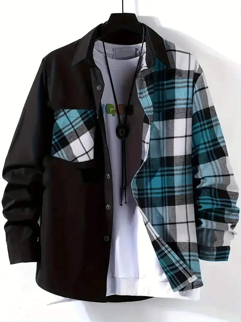 Vexaroa Men's Casual Long-Sleeve Shirt 2025