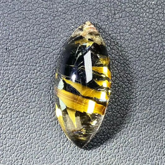 Natural Gold Rutilated Quartz Pendant Rutilated Quartz Jewelry 23*10*7mm Men Women Brazil AAAAAAA
