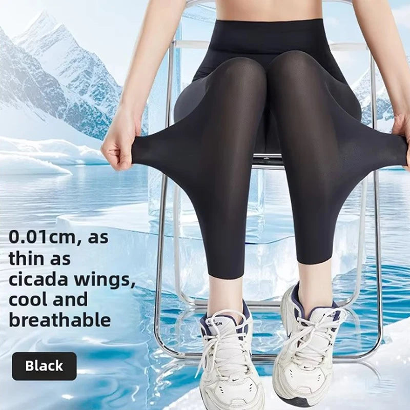 Vexaroa Silky Summer High-Waist Yoga Leggings