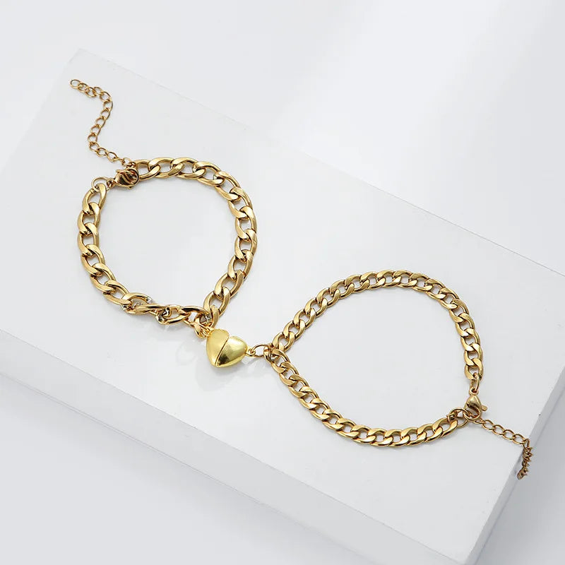 Vexaroa Magnetic Heart Couple Bracelet Set — Vexaroa product image 2