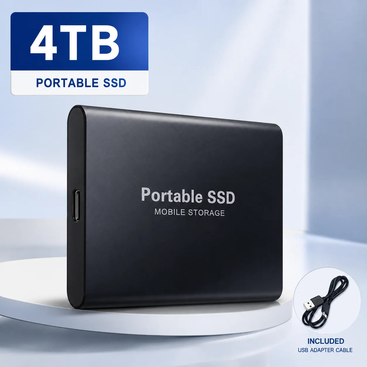 Vexaroa 1TB Portable SSD USB 3.0 Type-C – Plug & Play Drive