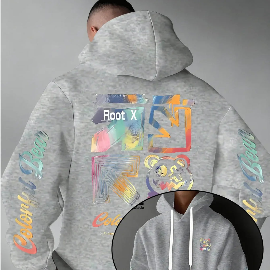 Vexaroa Rainbow Graffiti Bear Hoodie — product image 13