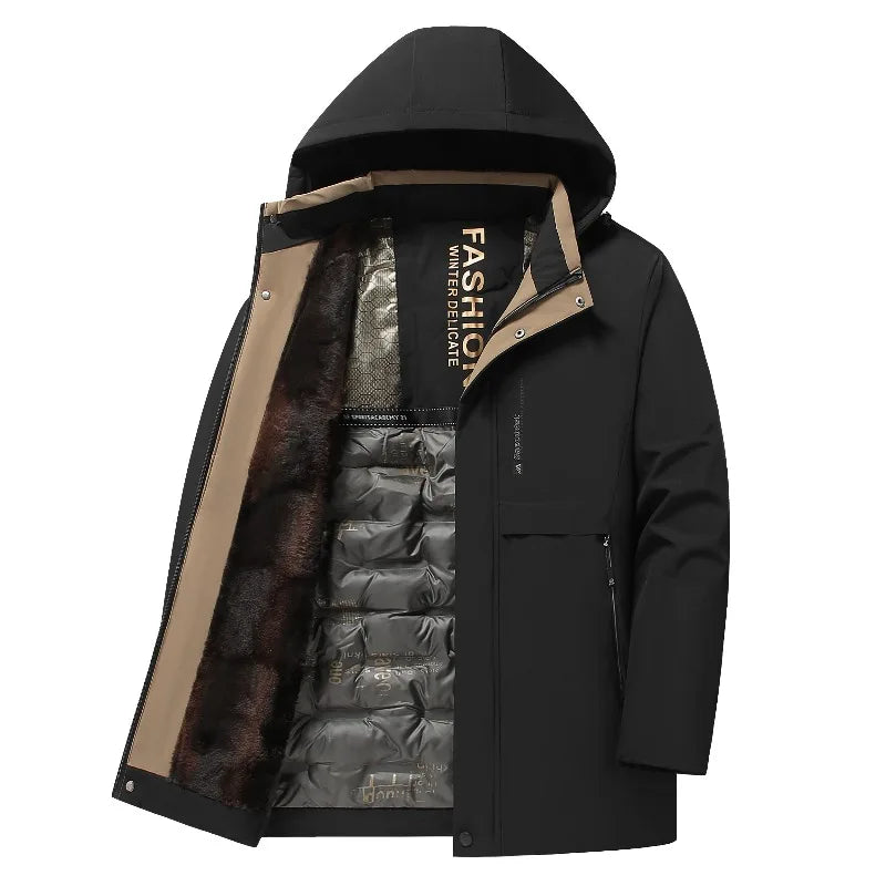 Winter Outdoor Leisure Fishing Windproof Warm Parker Cotton Jacket Comfortable Fashionable Versatile High-quality Padded Jacket