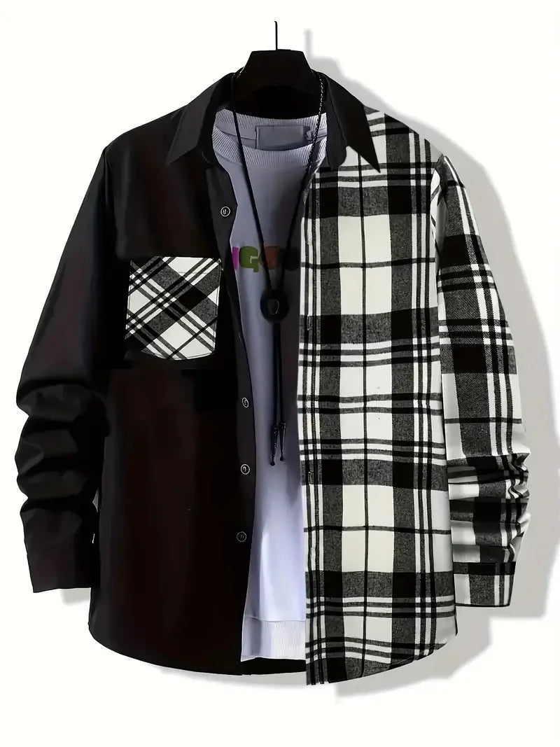 Vexaroa Men's Casual Long-Sleeve Shirt 2025