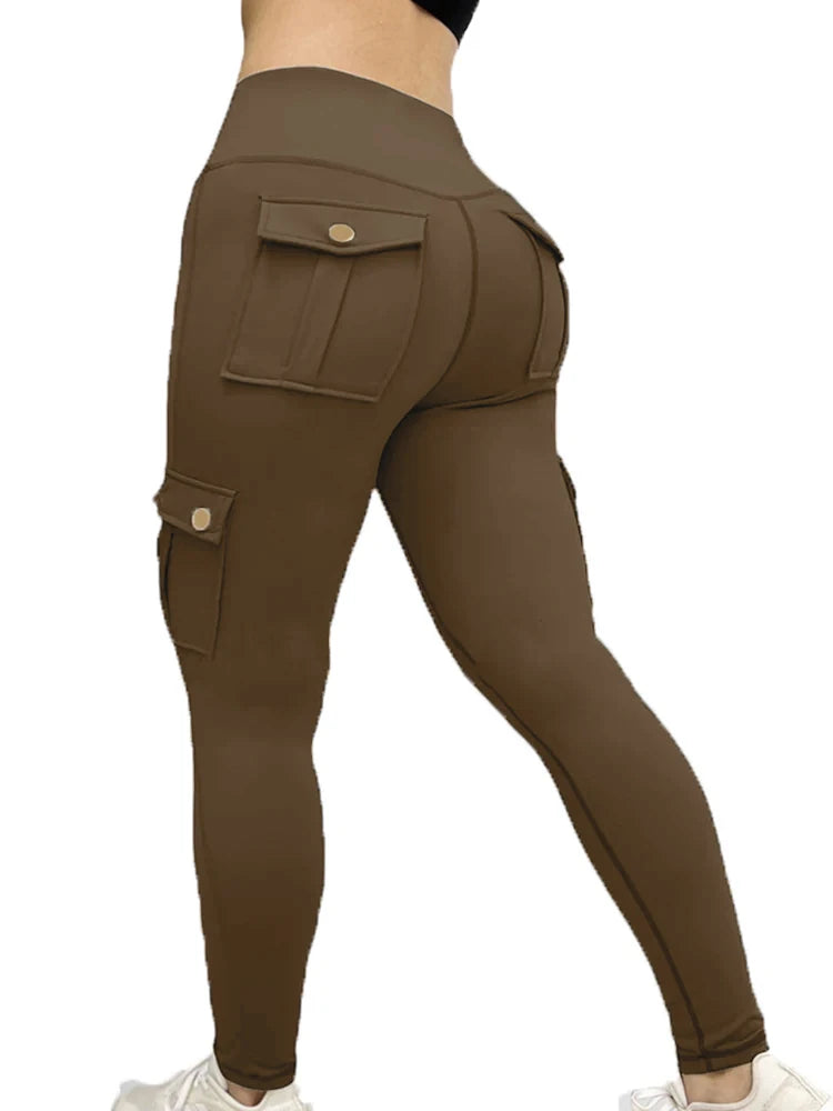 Vexaroa Women's Pocket High-Waist Sport Leggings