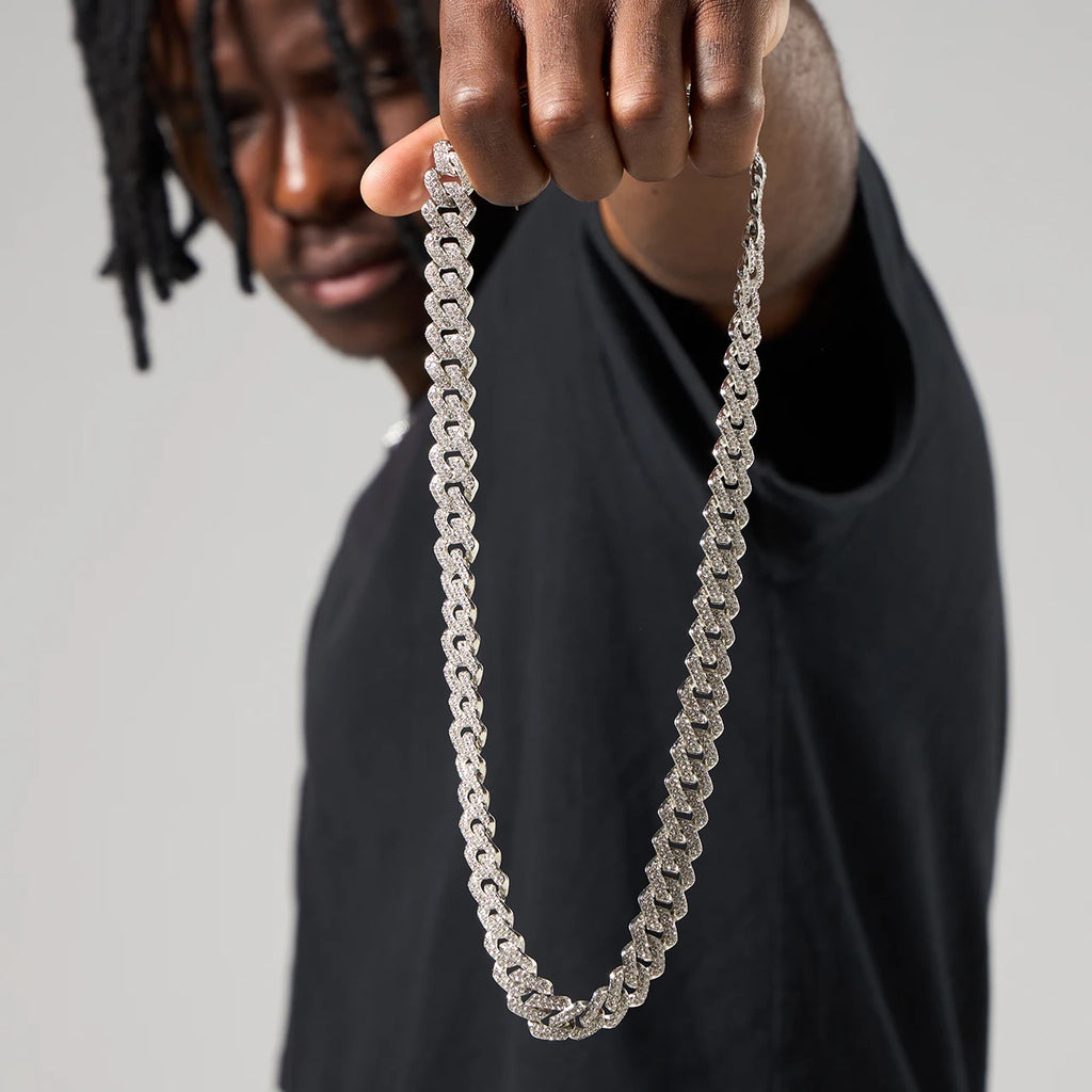 Vexaroa 14mm Iced-Out Cuban Chain Necklace — Vexaroa product image 2