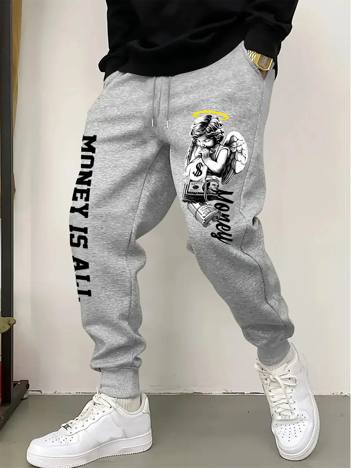 Fashionable And Distinctive Men'S Casual Pants For Everyday Wear，Casual Drawstring Waist Pants，Men'S Versatile Clothing