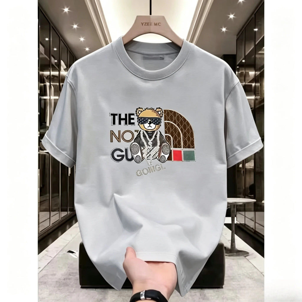 Vexaroa Korean Bear Print Cotton T-Shirt product image 32 | Vexaroa
