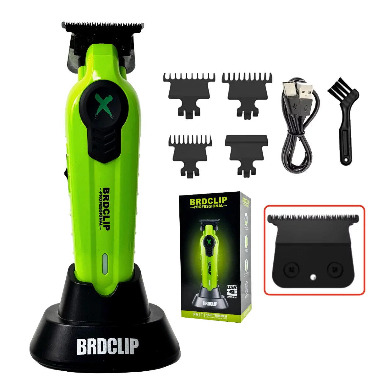 Vexaroa BRDCLIP FA1T Oil Head Hair Clipper 7800RPM DLC