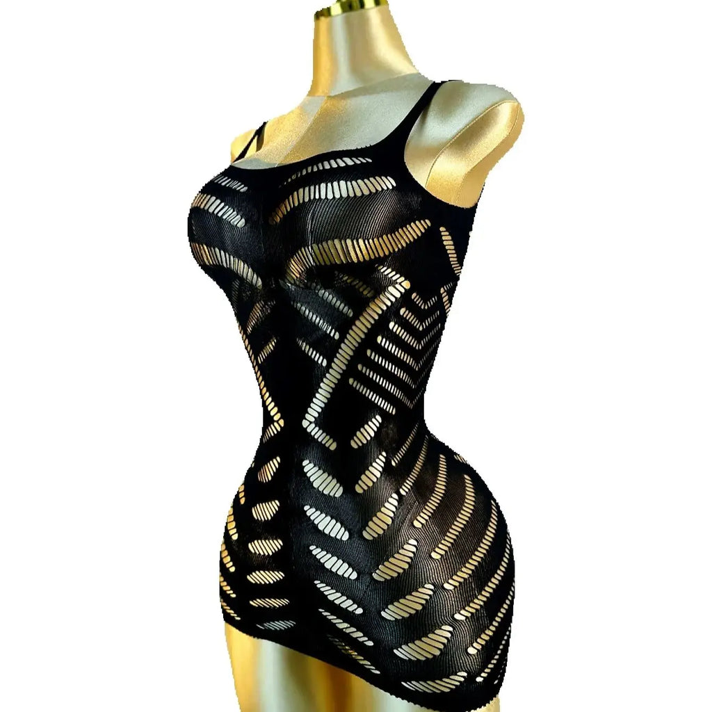 Vexaroa Hollow Out Fishnet Cover-Up Beach Dress Summer Holiday