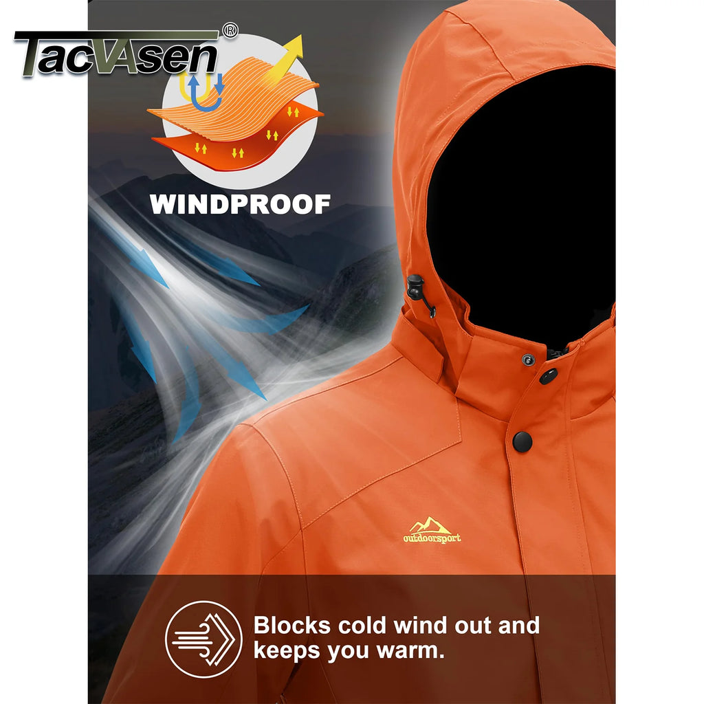 Vexaroa men's lightweight mesh-lined rain jacket, image 2