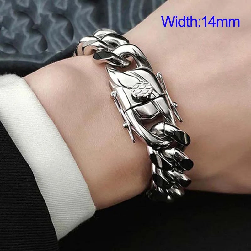 Vexaroa Stainless Steel Miami Cuban Chain Bracelet — Vexaroa product image 17