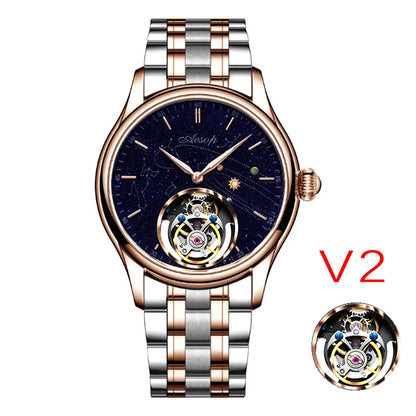 Vexaroa Flying Tourbillon Men's Watch – Skeleton Sapphire