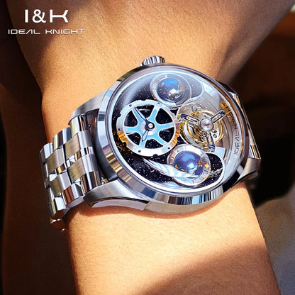 Tourbillon Watch Men 43mm Blue | Vexaro