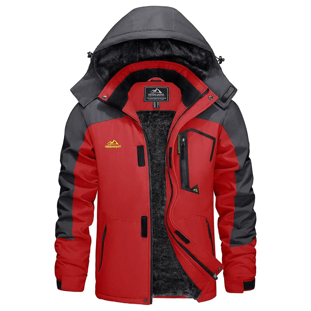 Vexaroa Men's Fleece-Lined Ski and Hiking Jacket