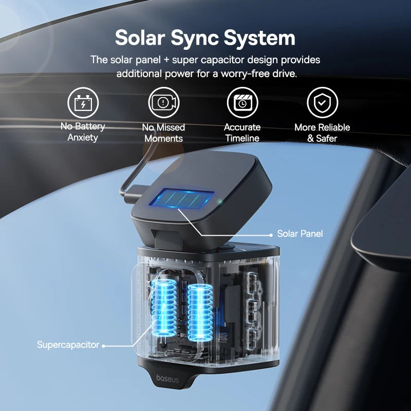 Vexaroa 3K Dual Dash Cam with GPS and WiFi – product view 5