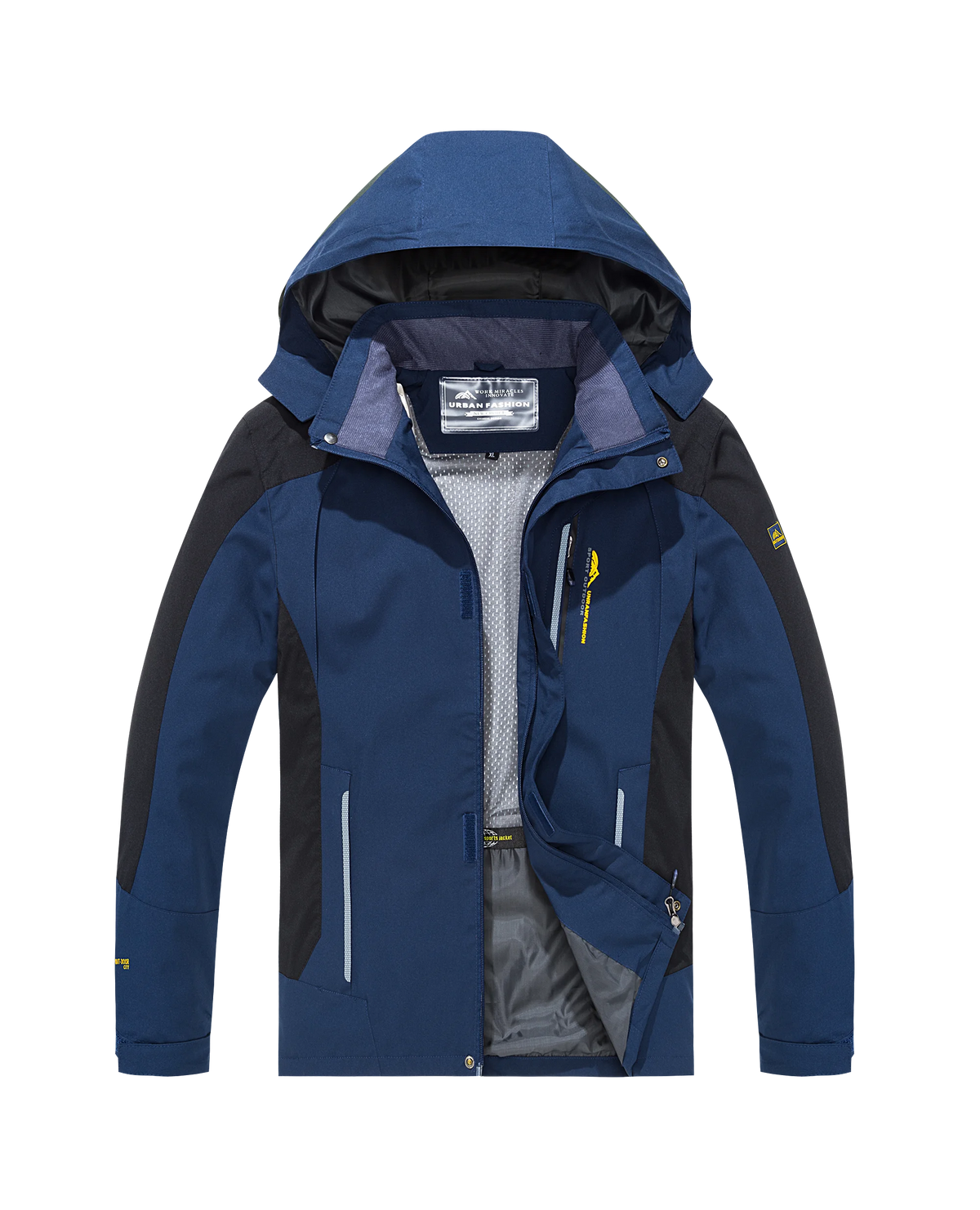 Vexaroa Men's Waterproof Windbreaker Hiking Jacket Big & Tall