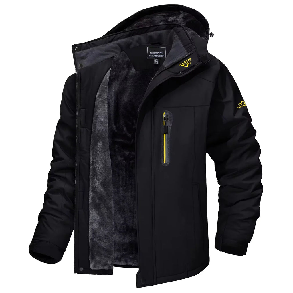 Vexaroa Men's Fleece-Lined Winter Parka