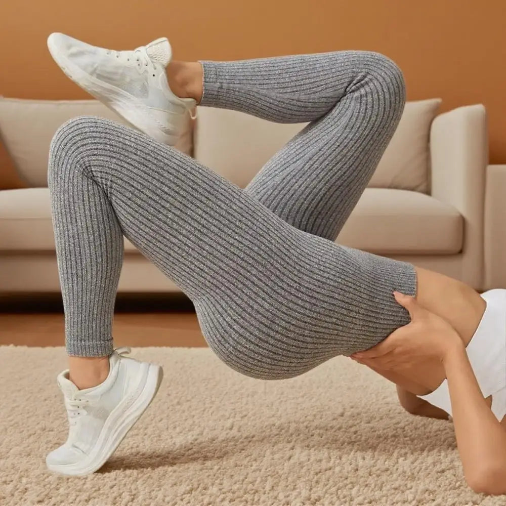 Vexaroa Seamless Tummy Control Yoga Leggings Gym Pants