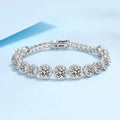Platinum Starry Sky Moissanite Bracelet Women | Vexaro