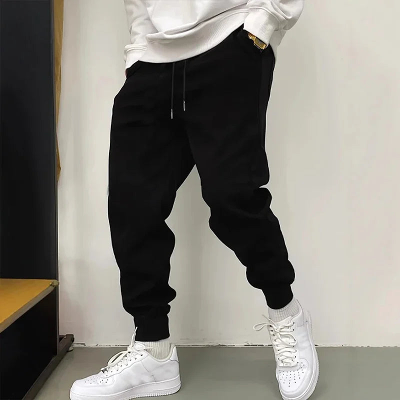 Vexaroa Men's Solid Casual Jogger Sweatpants Sporty Fit