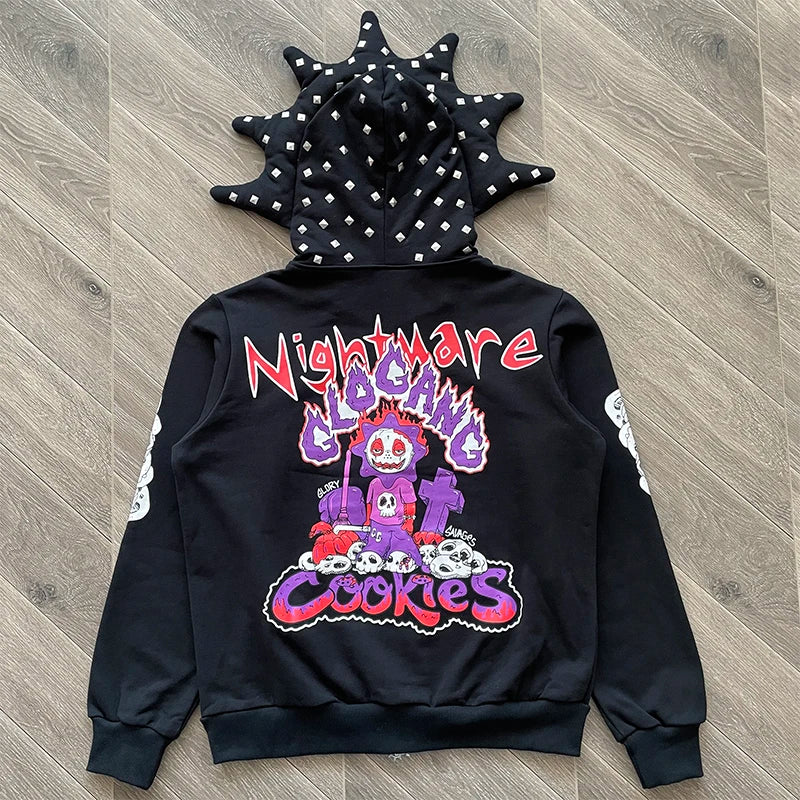 GLO GANG  Halloween Full Zip Hoodie