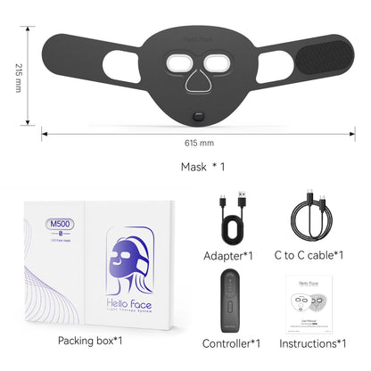 Vexaroa Wireless Red Light & Near-Infrared LED Facial Mask