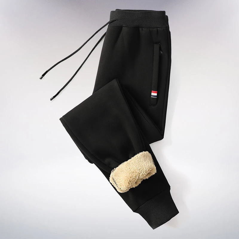 Vexaroa Men's Fleece-Lined Winter Jogger Pants