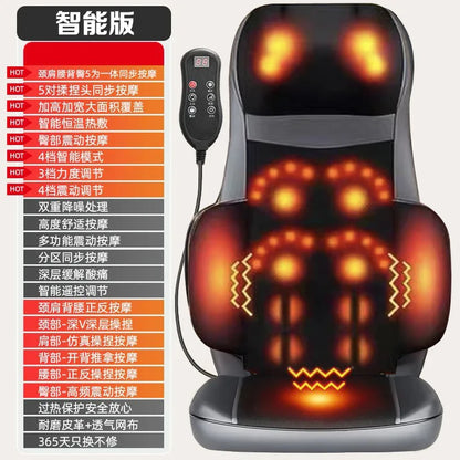 Vexaroa Full Body Kneading Massage Chair Cushion Neck & Back