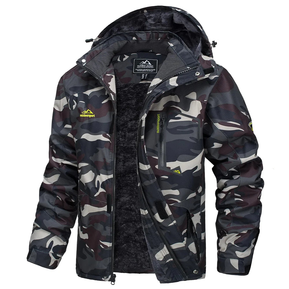 Vexaroa Men's Fleece-Lined Ski and Hiking Jacket