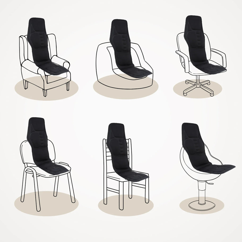 Vexaroa heated vibration massage chair cushion – product view 6