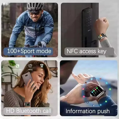 2026 New Upgrade AI Diagnostic  Airbag  Precise Blood Pressure Health SmartWatch Uric Acid ECG Blood lipids Smartwatch Men Women