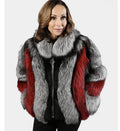 Women's Real Fox Fur Winter Jacket | Vexaroa